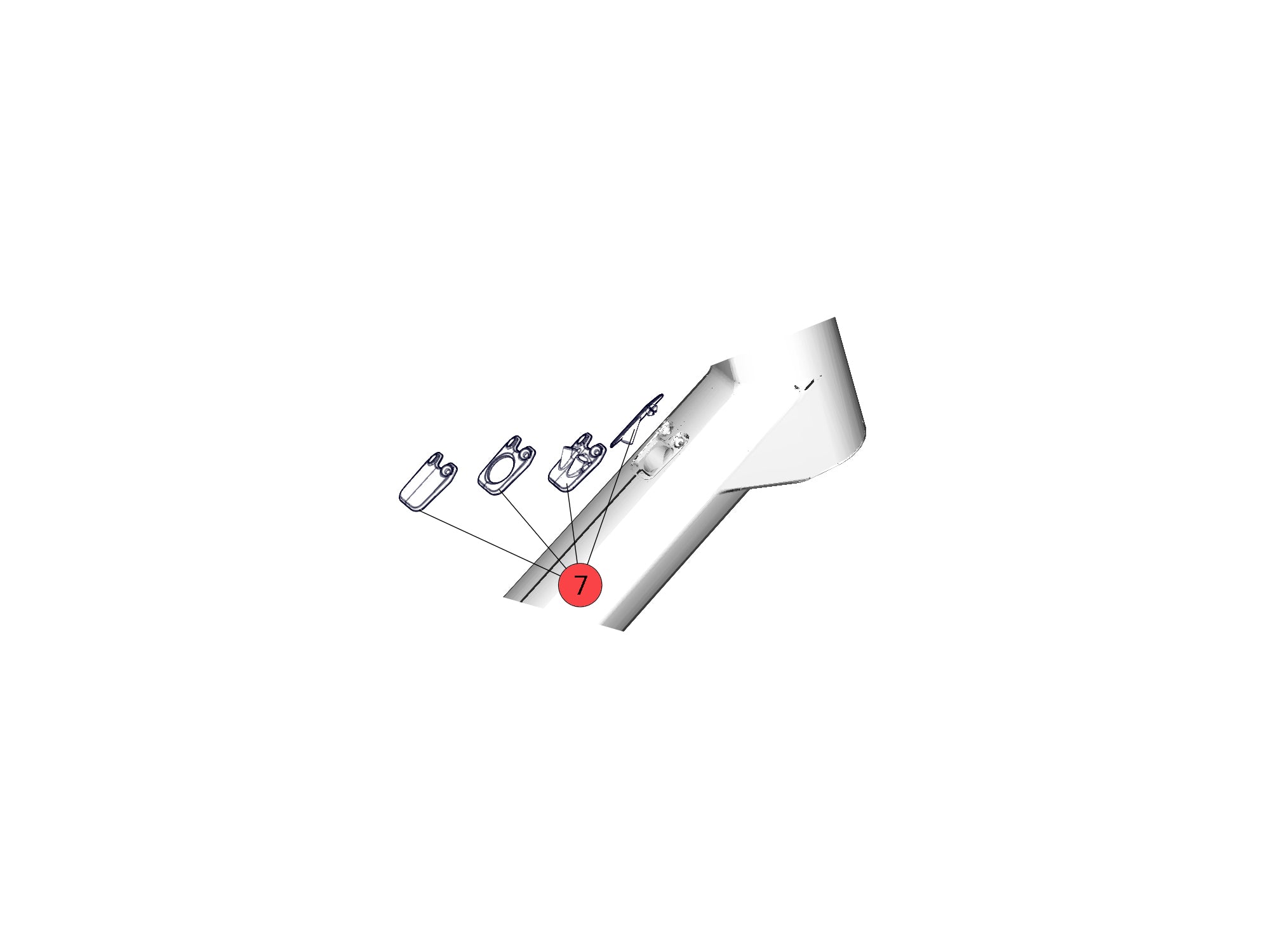BMC Spare Parts | Cable Guide - No 24 