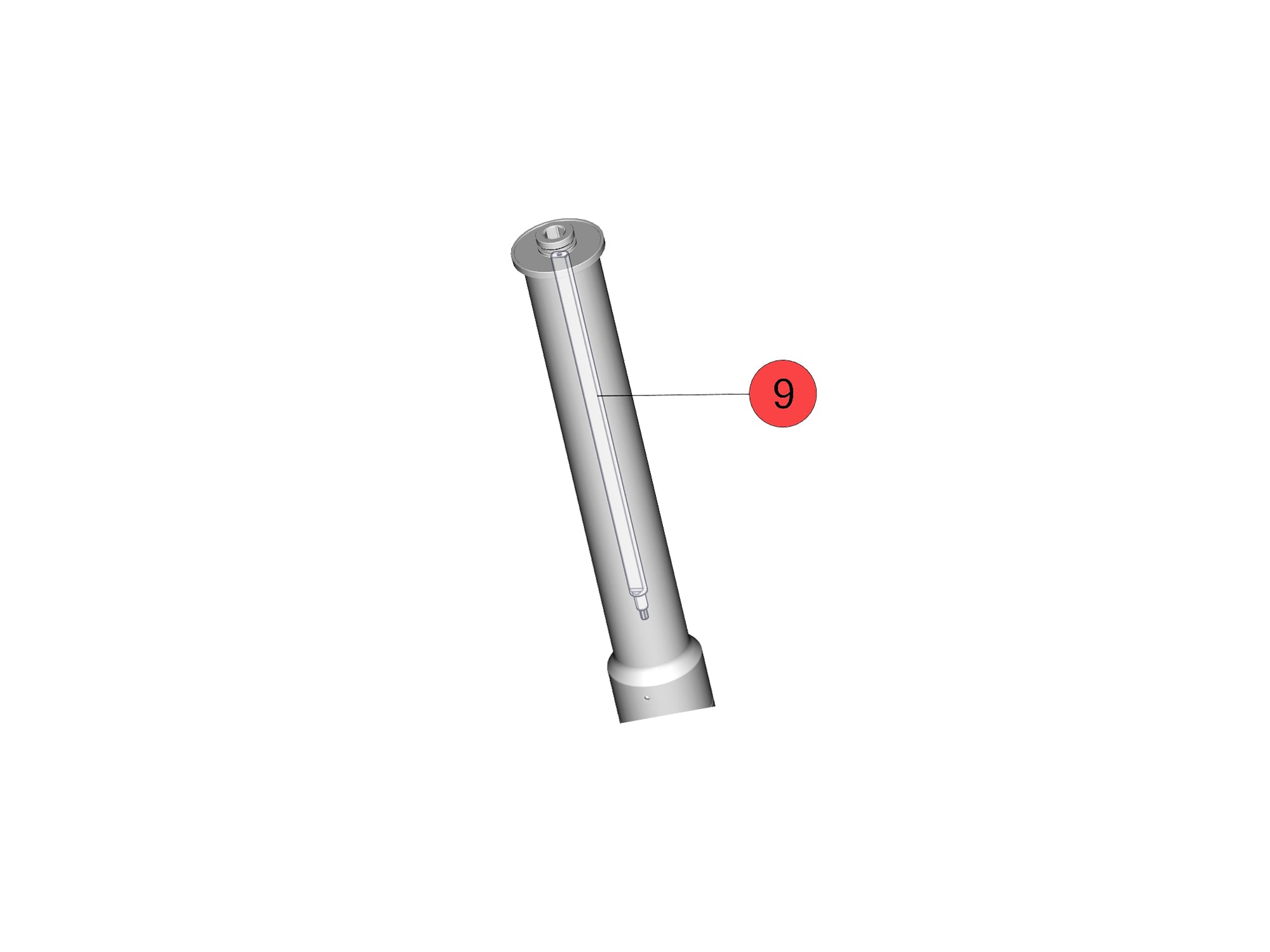 BMC Spare Parts | MTT Fork Lockout Shaft BLACK